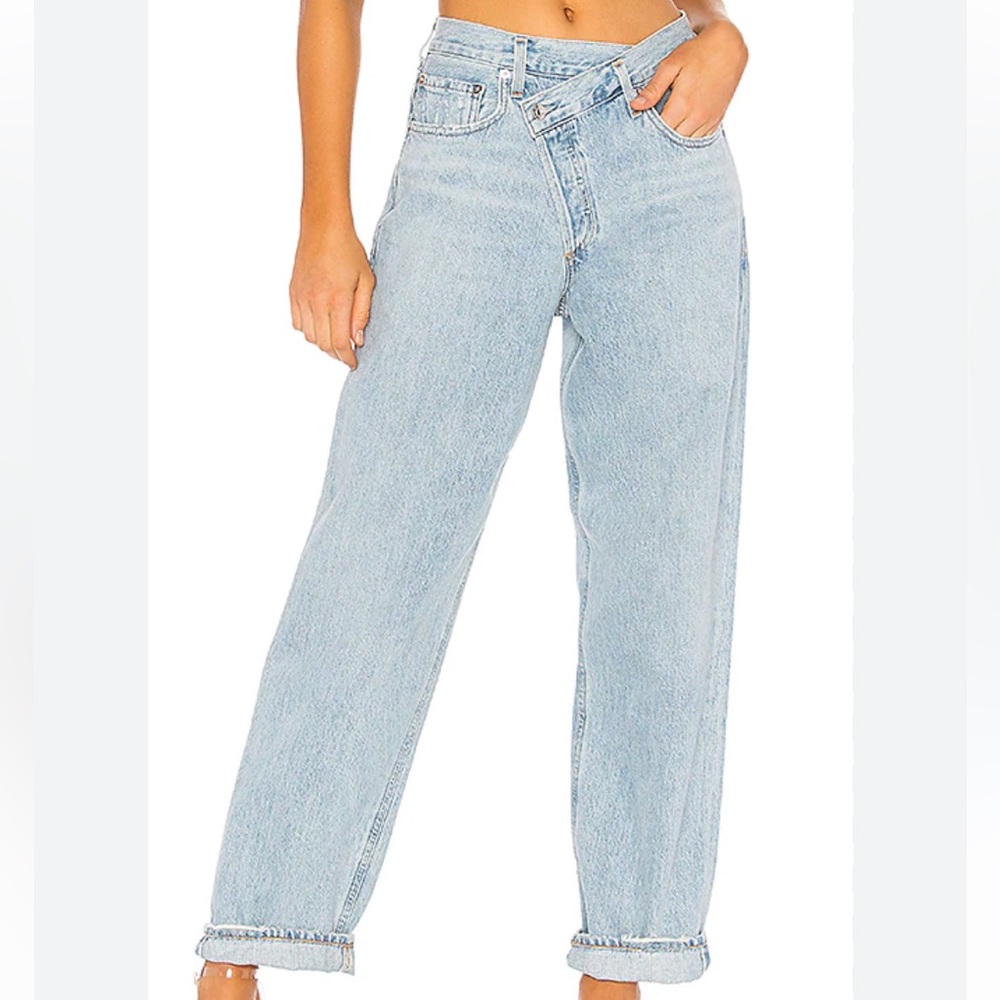 AGOLDE criss cross upsized 90s jeans